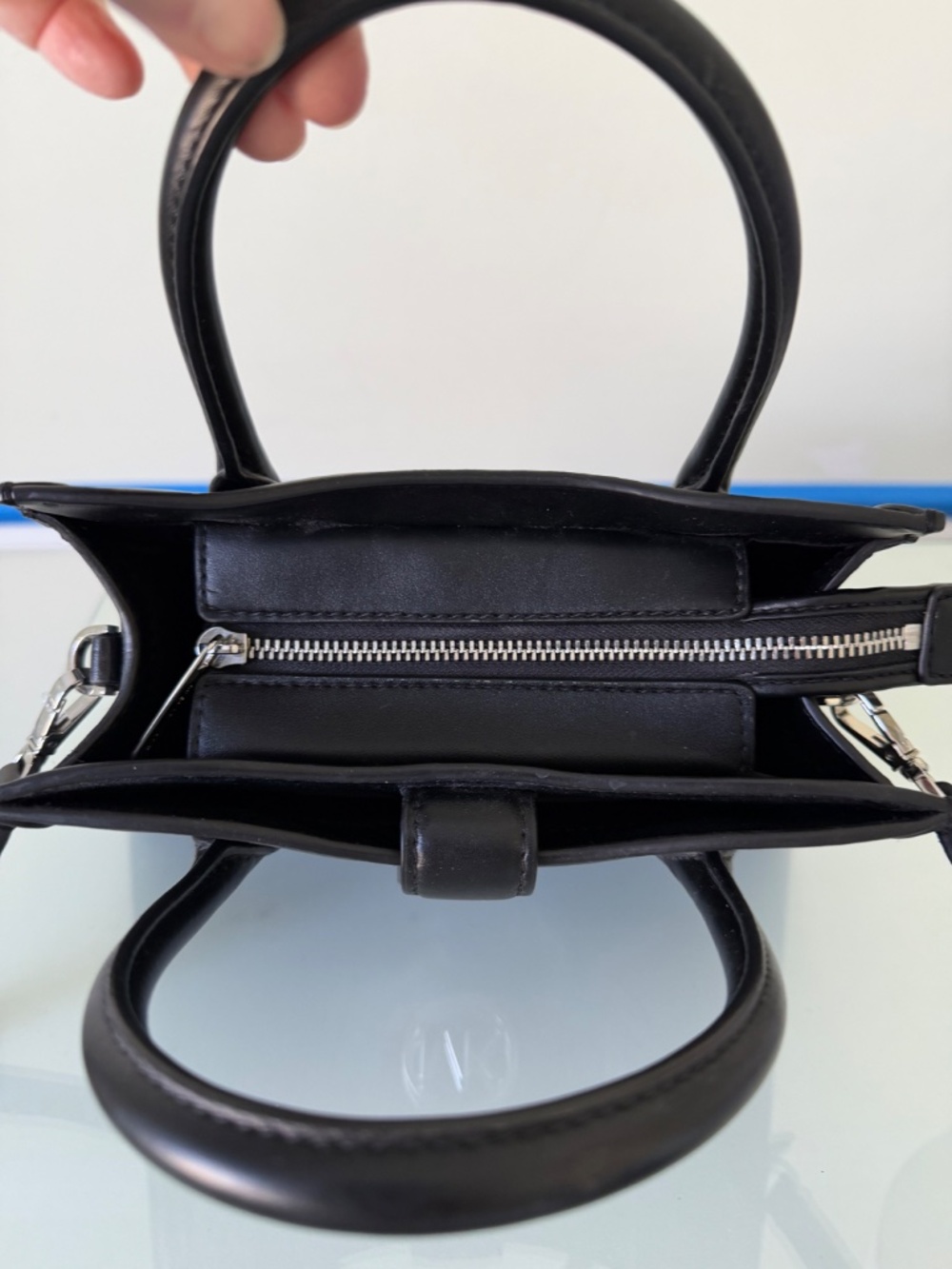 Michael Kors Small Faux Leather Satchel Bag - Picture 5 of 7